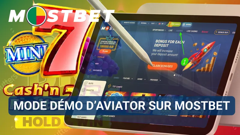 Version démo d’Aviator affichant un solde virtuel sur l’écran d’un appareil mobile.