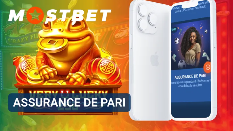 L'assurance de pari MostBet est présentée comme une option complémentaire pour certaines mises sportives.