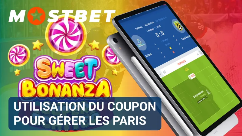 Le coupon de paris MostBet centralise les sélections avant la validation des pronostics.