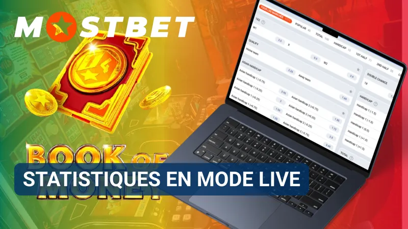 Les statistiques en direct MostBet affichent des données actualisées pendant le déroulement des matchs.