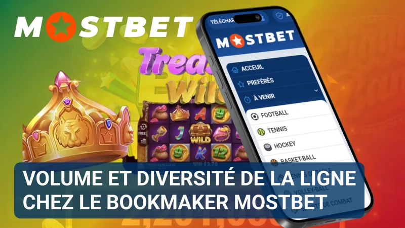 La ligne sportive MostBet présente un vaste éventail d'événements issus de différentes disciplines.