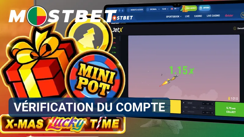 Documents d’identité affichés à côté du formulaire de vérification du compte MostBet.