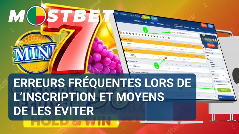 Message signalant des informations incorrectes dans le formulaire d’inscription MostBet.